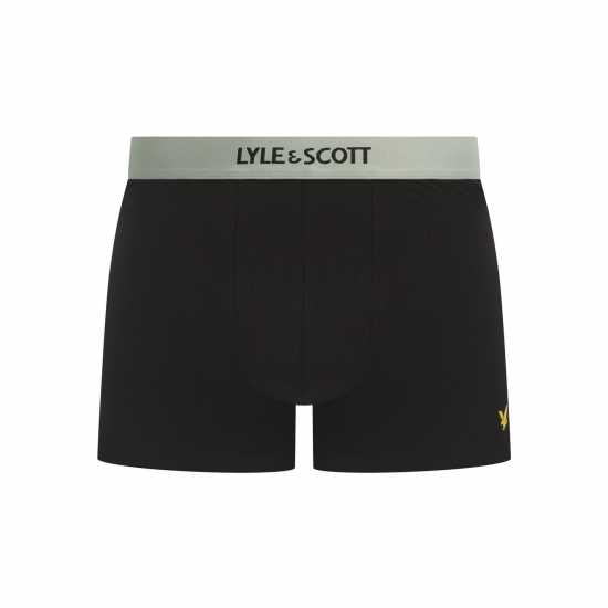 Lyle And Scott Men's Devon Boxers Black Multi Lyle And Scott Men's Devon Boxers Black Multi
