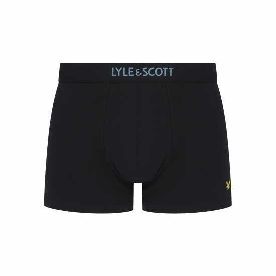 Lyle And Scott & Scott Devon 3 Pack Underwear Trunks Black Multi Tex 