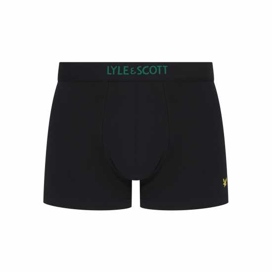Lyle And Scott & Scott Devon 3 Pack Underwear Trunks Black Multi Tex 