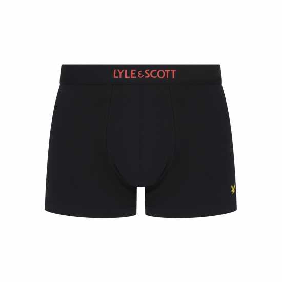 Lyle And Scott & Scott Devon 3 Pack Underwear Trunks Black Multi Tex 