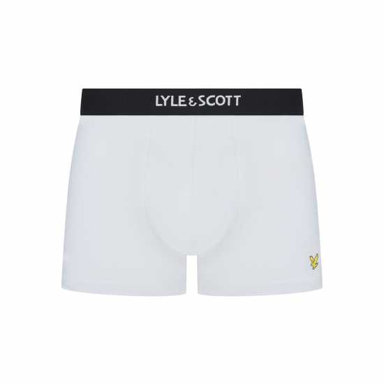 Lyle And Scott & Scott Devon 3 Pack Underwear Trunks Black/Ivy/White 