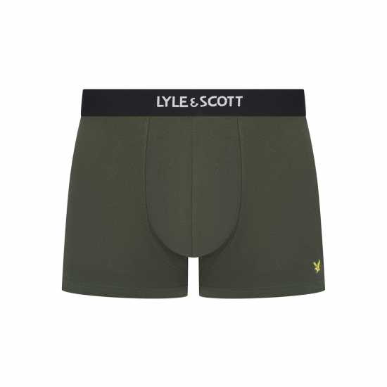 Lyle And Scott & Scott Devon 3 Pack Underwear Trunks Black/Ivy/White 