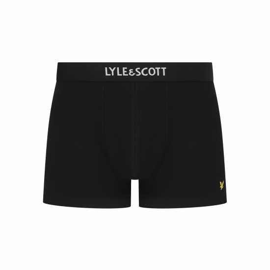 Lyle And Scott Men's Devon Boxers Black/Grey/Blue Lyle And Scott Men's Devon Boxers Black/Grey/Blue