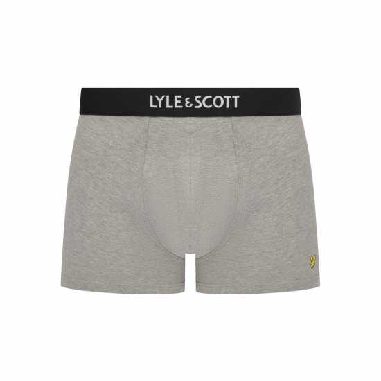 Lyle And Scott Men's Devon Boxers Black/Grey/Blue Lyle And Scott Men's Devon Boxers Black/Grey/Blue