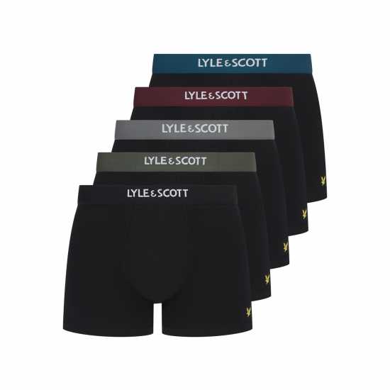 Lyle And Scott Men's Henrick Boxers Black Multi 