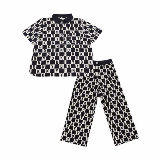 Dkny Long Pj - S/s Ld99 Dkny Long Pj - S/s Ld99