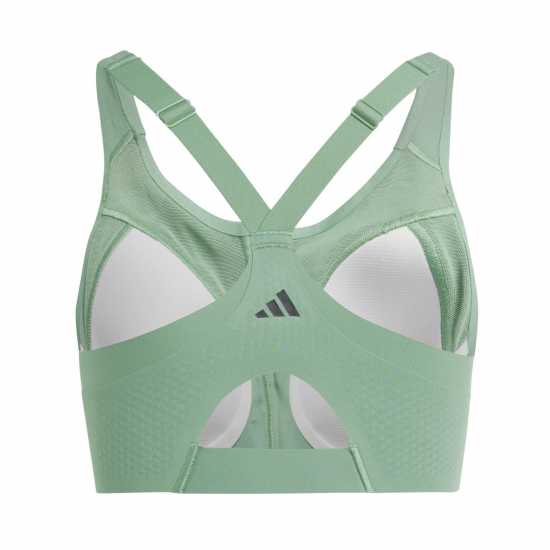 Adidas Lux Zipped High Impact Sports Bra  