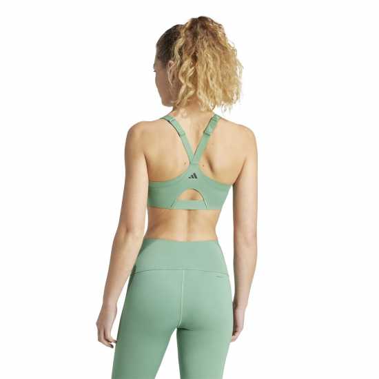 Adidas Lux Zipped High Impact Sports Bra  