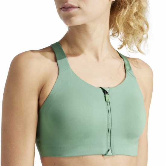 Adidas Lux Zipped High Impact Sports Bra  