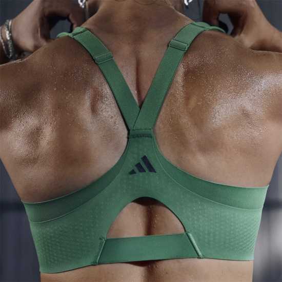 Adidas Lux Zipped High Impact Sports Bra  