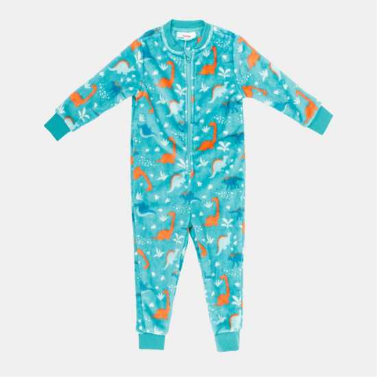 Star Fleece Onesie Infant Dino Print Star Fleece Onesie Infant Dino Print