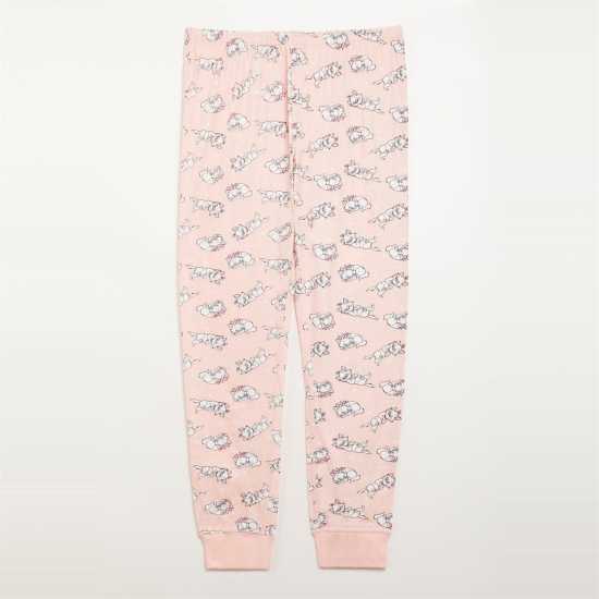 Disney Aristocats Marie Stripe Pyjama Pink