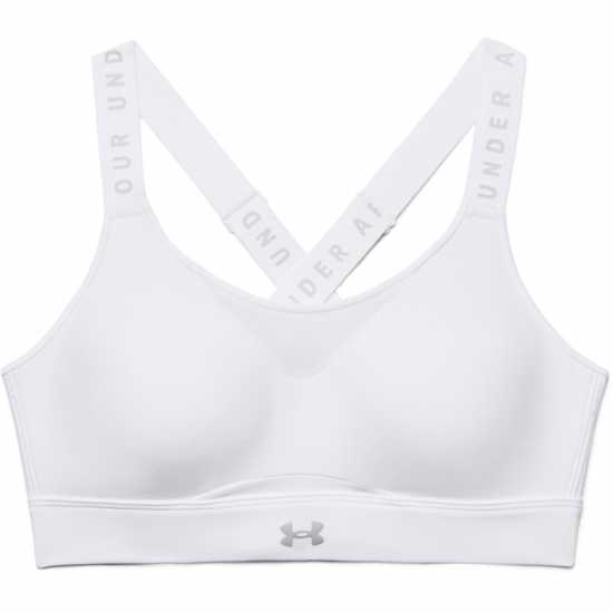 Under Armour Armour Infinity High Bra Womens Бяло/Сиво Спортни сутиени