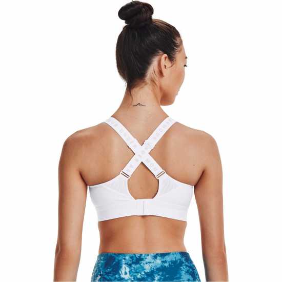 Under Armour Armour Infinity High Bra Womens Бяло/Сиво Спортни сутиени
