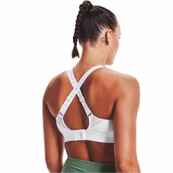 Under Armour Armour Infinity High Bra Womens Бяло/Сиво Спортни сутиени