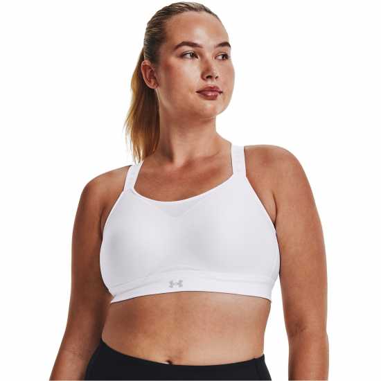 Under Armour Armour Infinity High Bra Womens Бяло/Сиво Спортни сутиени