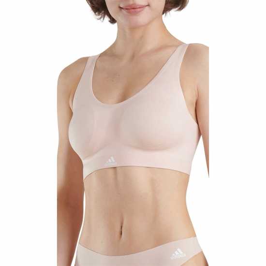 Дамско бельо Adidas Sport Micro Cut Free Bra Праскова млечина Adidas Sport Micro Cut Free Bra Праскова млечина Дамско бельо