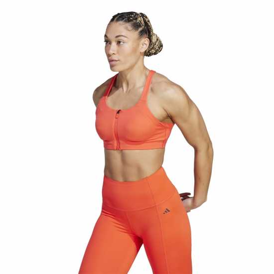 Adidas Tlrd Impact Luxe High-Support Zip Bra Womens  Спортни сутиени