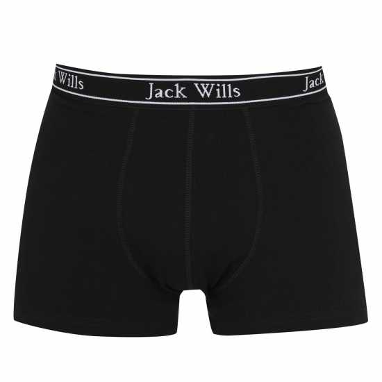 Jack Wills Multipack Boxers 3 Pack Black Мъжко облекло за едри хора