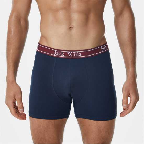 Мъжко бельо Jack Wills Multipack Boxers 3 Pack Дамсън Страйп Jack Wills Multipack Boxers 3 Pack Дамсън Страйп Мъжко бельо