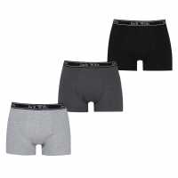 Jack Wills Multipack Boxers 3 Pack Char/Grey/Black Мъжко облекло за едри хора