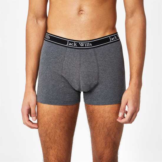 Jack Wills Multipack Boxers 3 Pack Червен/Сив/Черен Мъжко бельо