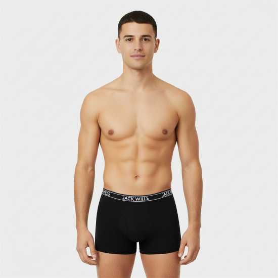 Jack Wills Daundley Multipack Boxers 3 Pack Черна полка 