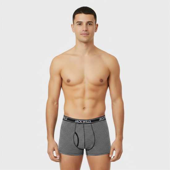 Jack Wills Daundley Multipack Boxers 3 Pack Черна полка 