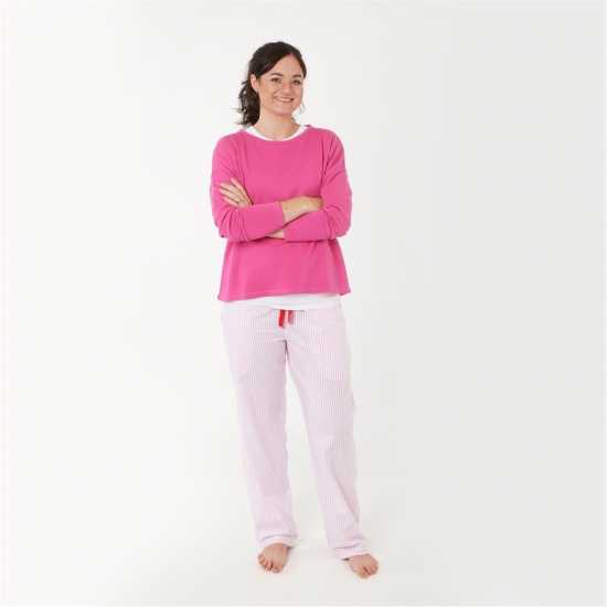 Loungers Ladies Organic Brushed Cotton Lounge Trousers Саола 