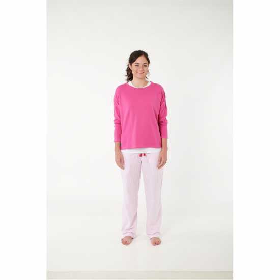 Loungers Ladies Organic Brushed Cotton Lounge Trousers Саола 