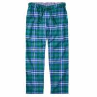 Loungers Ladies Organic Brushed Cotton Lounge Trousers Зелено море 