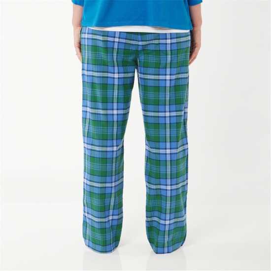 Loungers Ladies Organic Brushed Cotton Lounge Trousers Зелено море Loungers Ladies Organic Brushed Cotton Lounge Trousers Зелено море