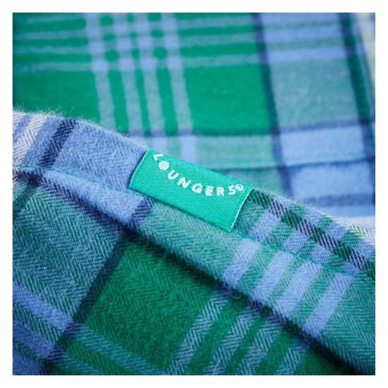 Loungers Ladies Organic Brushed Cotton Lounge Trousers Зелено море Loungers Ladies Organic Brushed Cotton Lounge Trousers Зелено море