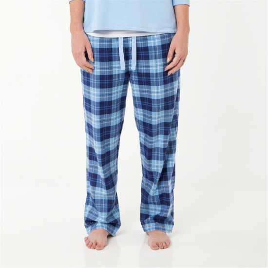 Loungers Ladies Organic Brushed Cotton Lounge Trousers Белуга 
