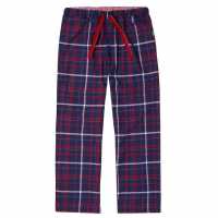 Loungers Ladies Organic Brushed Cotton Lounge Trousers Червен панда 