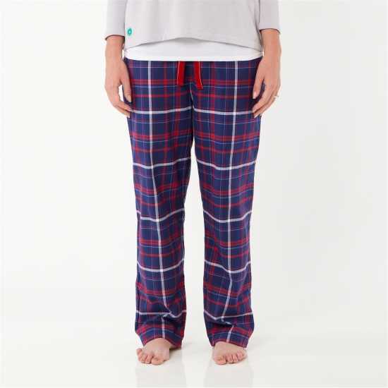 Loungers Ladies Organic Brushed Cotton Lounge Trousers Червен панда Loungers Ladies Organic Brushed Cotton Lounge Trousers Червен панда