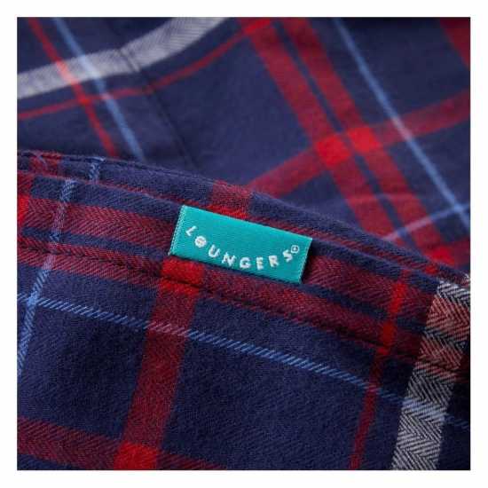 Loungers Ladies Organic Brushed Cotton Lounge Trousers Червен панда Loungers Ladies Organic Brushed Cotton Lounge Trousers Червен панда