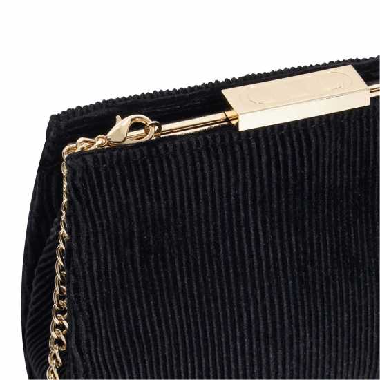 Eclipso Textured Gold Frame Clutch Bag  