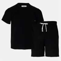 Firetrap Short Tee Set Mens Black 