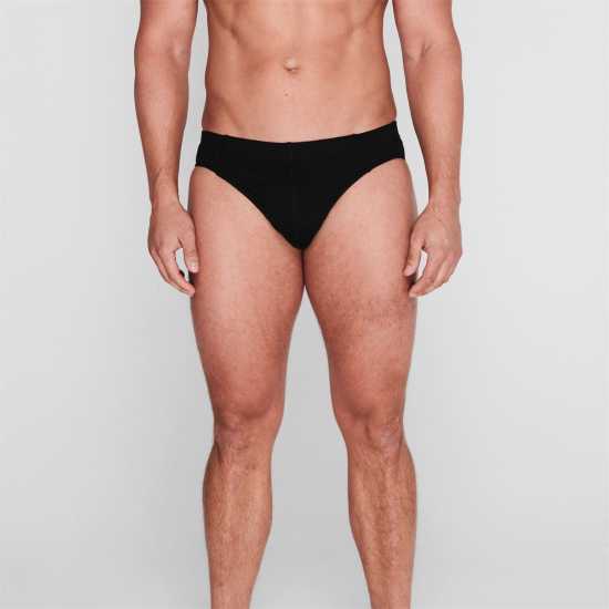 Slazenger 3 Pack Briefs Mens Black 