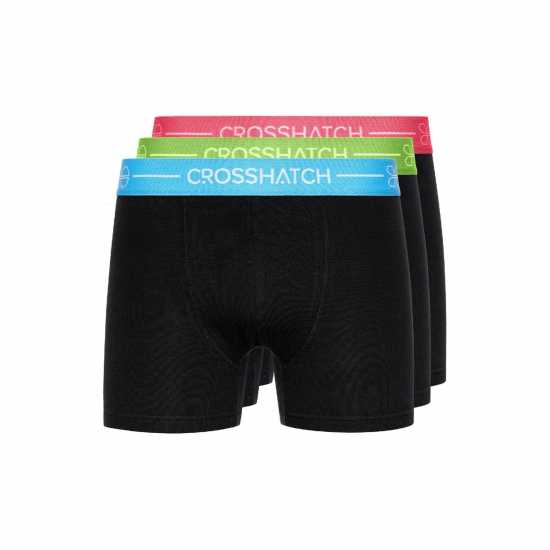 Crosshatch Ch Astral 3Pk Boxers Sn99 Black Crosshatch Ch Astral 3Pk Boxers Sn99 Black