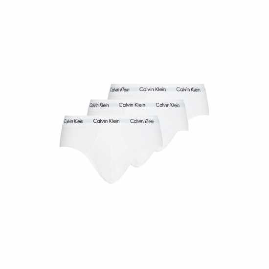 Мъжко бельо Calvin Klein 3 Pack Briefs Бяло Calvin Klein 3 Pack Briefs Бяло Мъжко бельо