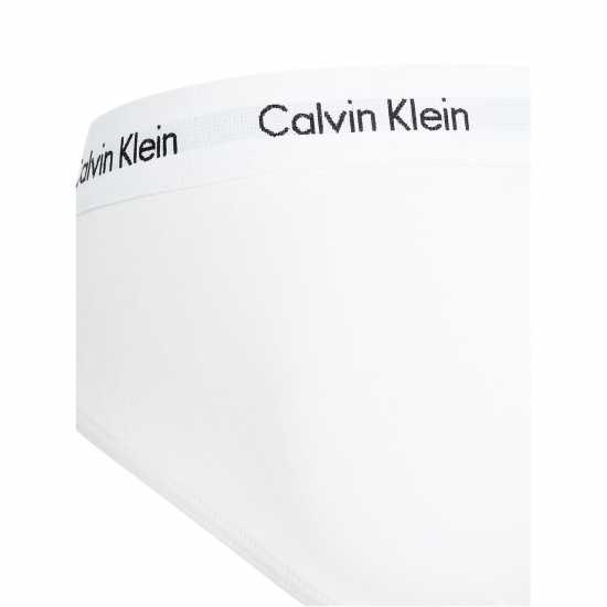 Calvin Klein 3 Pack Briefs White Мъжко облекло за едри хора