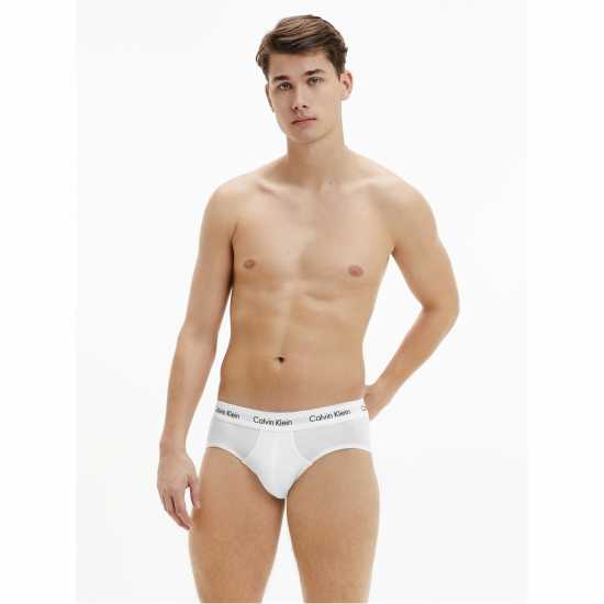 Мъжко бельо Calvin Klein 3 Pack Briefs Бяло Calvin Klein 3 Pack Briefs Бяло Мъжко бельо