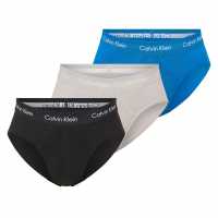 Calvin Klein 3 Pack Briefs Blk/Gry/Blu 