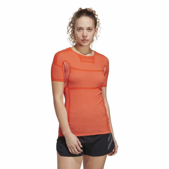 Adidas Drynamo Short Sleeve Light Training Top Womens  Дамски долни дрехи
