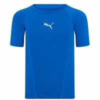 Puma Тениска Момчета Liga Base Layer T Shirt Junior Boys Electric Blu Детски основен слой дрехи