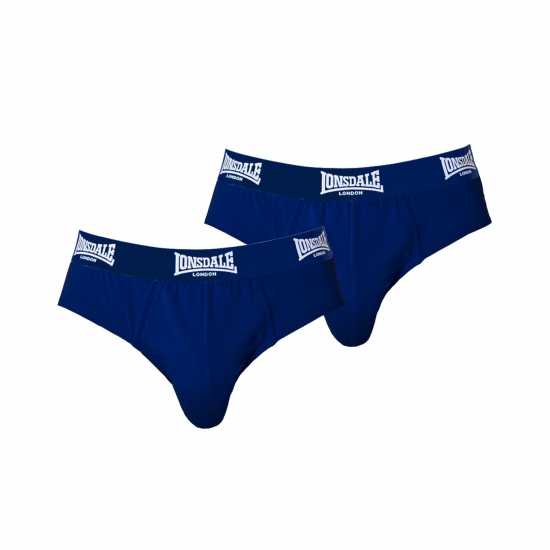 Lonsdale 2Pk Brief Mens Морска синьо Lonsdale 2Pk Brief Mens Морска синьо