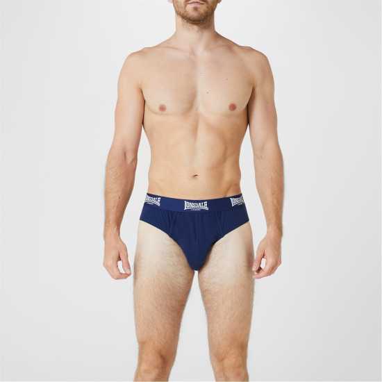 Lonsdale 2Pk Brief Mens Морска синьо Lonsdale 2Pk Brief Mens Морска синьо