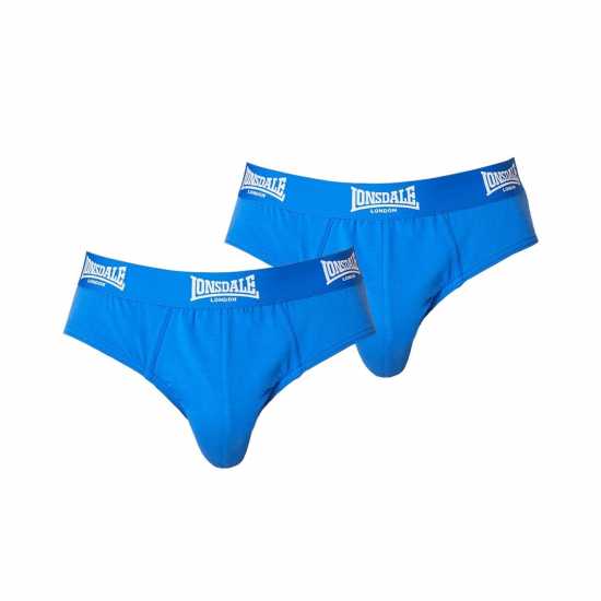 Lonsdale 2Pk Brief Mens Синьо 